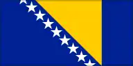 Bandiera della Bosnia ed Erzegovina