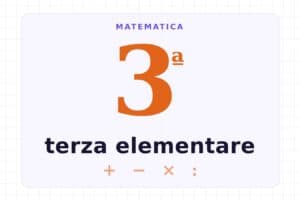 Copertina: Matematica, terza elementare, con i segni delle quattro operazioni