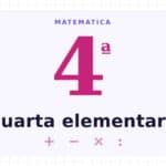 Copertina: Matematica, quarta elementare, con i segni delle quattro operazioni
