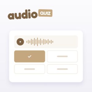 Audio Quiz: listen to the clip and pick the answer